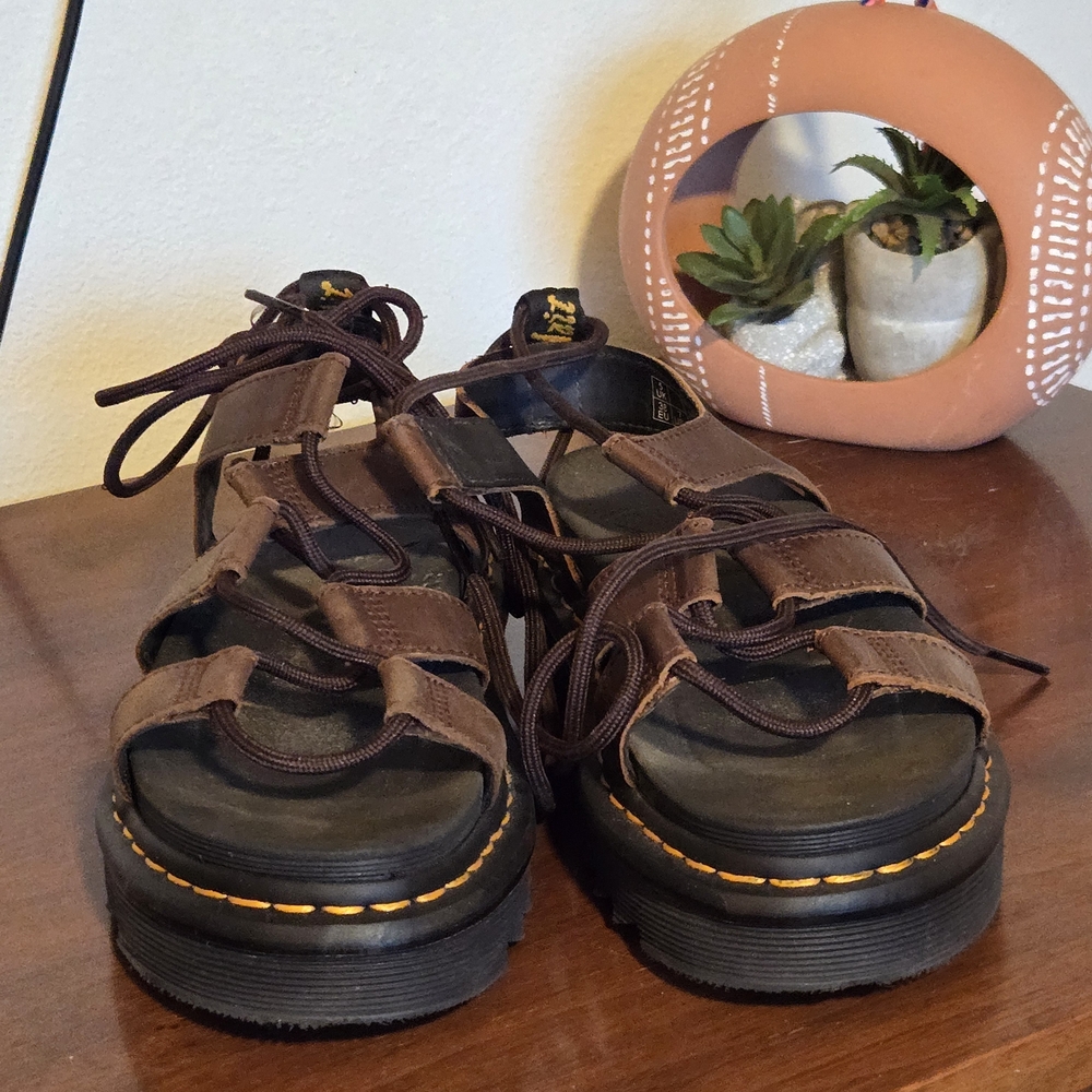 Dr. Martens Nartilla Sandals in Brown